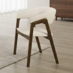 NELSON Solid Wood Dining Chair-Walnut - Image 3
