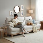 DOLORES 3 Seater Pet Friendly Sofa-Beige - Image 2