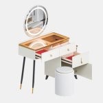 ERIN Expandable Dressing Table Set-White - Image 3