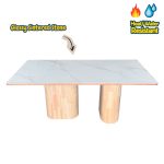 FEFERI 180cm Sintered Stone Dining Table-Natural - Image 3