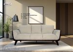 55160-3SFBE 3 Seater Sofa - Beige - Image 2