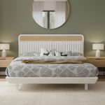 KARIE Queen & King Size French Style Bed Frame-White