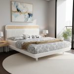 KARIE Queen & King Size French Style Bed Frame-White - Image 2