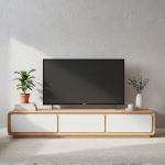 KOOPA 180cm Full Solid Wood TV Cabinet-Natural White - Image 3