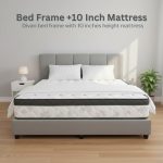 [Package] MANADO Bed With 10 Inch Spring Mattress-Queen & King