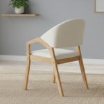 MILDREN Pet Friendly Fabric Dining Chair-Natural - Image 2