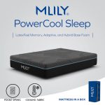 MLILY 12 Inch PowerCool LatexFeel Memory Foam Mattress-3 Sizes