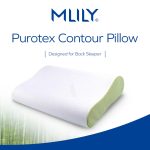 MLILY Purotex Bamboo Charcoal Memory Foam Pillow-Contour