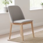 MONVA Pet Friendly Fabric Dining Chair-Natural - Image 3