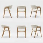 NELSON Solid Wood Dining Chair-Beech - Image 3