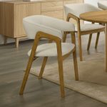 NELSON Solid Wood Dining Chair-Beech - Image 4
