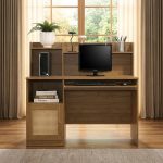 NOLA 120cm Study Desk With Hutch-2 Colors - Image 2