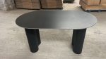 AUBREY 140cm Sintered Stone Dining Table-Black - Image 6