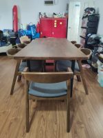 [Customisation] HELIA Rectangula Full Solid Wood Dining Table - Image 11