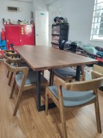 [Customisation] HELIA Rectangula Full Solid Wood Dining Table - Image 12