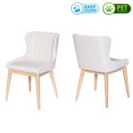 REGINA Round Sintered Stone 6 Seater Dining Set-Natural - Image 4