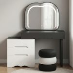 RIMA Expandable Dressing Table Set-Black