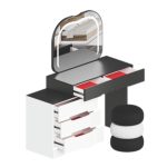 RIMA Expandable Dressing Table Set-Black - Image 2