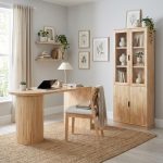 [Package] ROWLANDS 3 In 1 Wooden Study Room Set-Natural - Image 2
