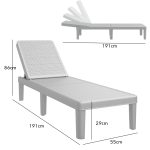 SOLAI PP Plastic Outdoor Lounge Chair - Image 8