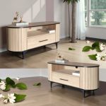 STASIA 120cm TV Cabinet-Oak - Image 5