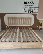 BEKKA Queen Size Wooden Bed Frame-Natural - Image 10