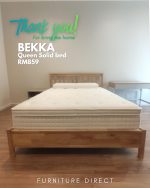 BEKKA Queen Size Wooden Bed Frame-Natural - Image 13