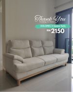 DOLORES 3 Seater Pet Friendly Sofa-Beige - Image 9