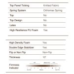 VONO Cozy 10 Inch Orthomax Spring Mattress-4 Sizes - Image 4