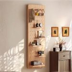 YAZMINA Pegboard With Hidden Mirror-Beech - Image 5