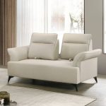 YOSAN 2 Seater Pet Friendly Push Back Sofa-Beige - Image 2