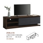 ZOLA 180cm TV Cabinet-Walnut - Image 6