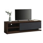 ZOLA 180cm TV Cabinet-Walnut - Image 3