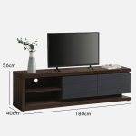 ZOLA 180cm TV Cabinet-Walnut - Image 5
