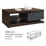 [Package] ZOLA 3 in 1 Living Room Set-Grey - Image 6