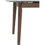 FOLT 120+30cm Melamine Top Extension Table-Cocoa - Image 2