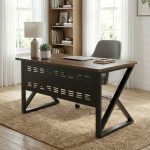 ELARA 120cm Writing Desk-Walnut