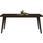 LOFUS 180cm Herringbone Pattern Dining Table-Smoke Oak - Image 3