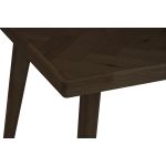 LOFUS 180cm Herringbone Pattern Dining Table-Smoke Oak - Image 9