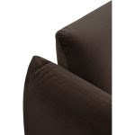 HOGEN 3 Seater Velvet Fabric Sofa-Brown - Image 9