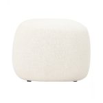 LEXI D50cm Rubby Fabric Round Stool-2 Colors - Image 3
