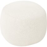 LEXI D50cm Rubby Fabric Round Stool-2 Colors - Image 10