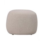 LEXI D50cm Rubby Fabric Round Stool-2 Colors - Image 7