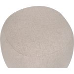 LEXI D50cm Rubby Fabric Round Stool-2 Colors - Image 4
