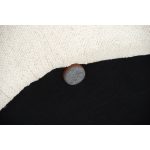 LEXI 100cm Rubby Fabric Pouf Bench-Cream White - Image 7