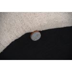 LEXI 100cm Rubby Fabric Pouf Bench-Stone - Image 5