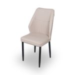 QUINN Artificial Marble 6 Seater Dining Set-Cream - Image 5