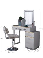 1620 Dressing table Set-Grey - Image 4