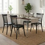 ASHTON 4 Seater Dining Set-Black - Image 2