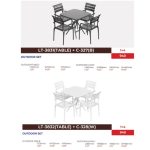 AXLE 4 Seater PP Plastic Outdoor Set-2 Colors - Image 6